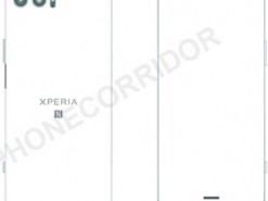 Схематичное изображение раскрывает особенности смартфона Sony Xperia XZ Pro