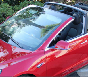 Превращение Tesla Model 3 в кабриолет стоит как сама машина