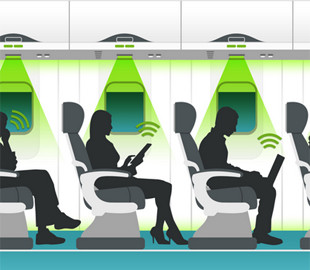 На лайнерах авиакомпании Air France установят высокоскоростной Li-Fi