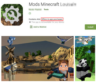 В Google Play под видом модов для Minecraft распространяется вредоносное ПО
