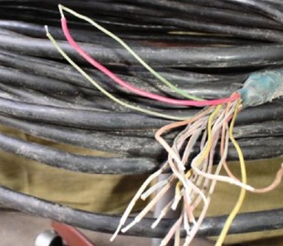 В Прикарпатье украли 40 метров кабеля