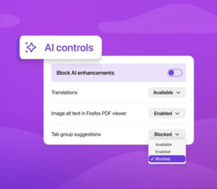 Firefox дозволить користувачам блокувати ШІ