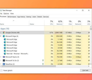 Microsoft рассказала, почему браузеры в Windows 10 создают так много процессов