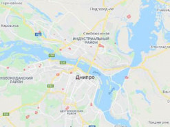 Мерія Дніпра опублікувала на сайті карту з позначками, де виявлено захворілих на коронавірус