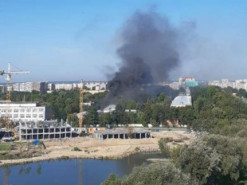 У Львові загорівся завод: на місці пожежі прогримів вибух