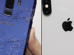 Смартфоны iPhone X и Galaxy S9+ проверили на прочность