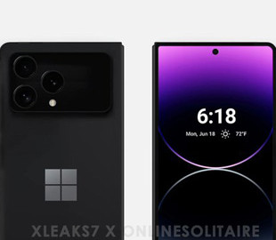 З’явились фото скасованого гнучкого смартфона Microsoft