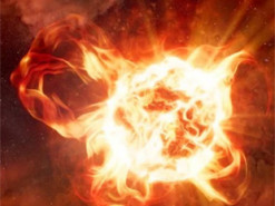 Ученые получили изображение гигантской умирающей звезды