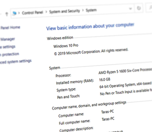 Microsoft планирует убрать из системы классический раздел со сведениями о системе