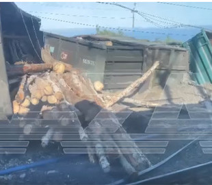 У Волгоградській області потяг зійшов з рейок внаслідок атаки дрона