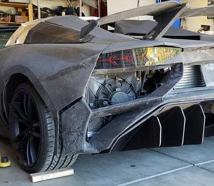 Американец у себя дома напечатал на 3D-принтере Lamborghini Aventador