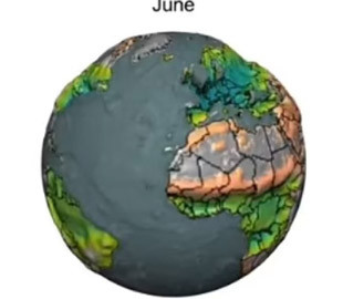 Похожа на воздушный шар. Ученые показали, как дышит Земля в разное время года