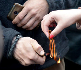 У Росії заарештували хлопця за спалення георгіївської стрічки і підтримку ідей "Правого сектору"