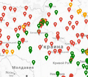 В Украине создали онлайн-карту готовности больниц к лечению коронавируса