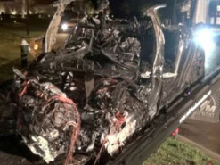 Следственный эксперимент подтвердил, что сгоревшая в Техасе Tesla не могла рулить самостоятельно