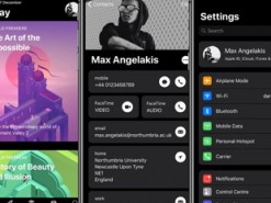 Красивый концепт iOS 12 с тёмной темой и всегда активным экраном
