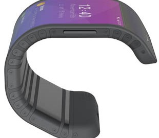 Lenovo запатентовала гибрид смартфона и браслета с гибким экраном
