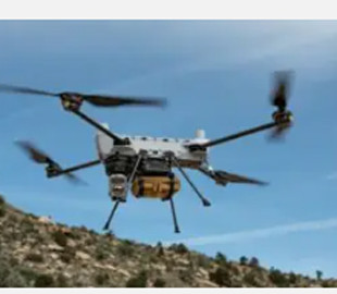 Американські розробники представили квадрокоптер C100, що наводить авіабомби для винищувачів F-35