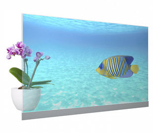 Panasonic показала прозрачный телевизор, который умеет переходить в привычный «чёрный режим»