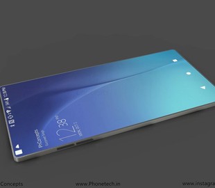 Концепт тонкого безрамочного Sony Xperia 10 