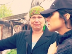 Зі сльозами на очах: Злата Огнєвіч показала зруйнований будинок місцевої сім'ї на Київщині