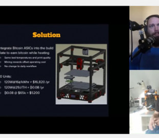 Американський винахідник створив 3D-принтер, що майнить біткоїн