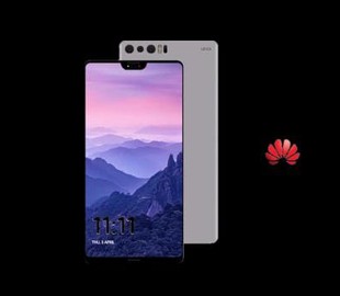 Huawei P11 с абсолютно безрамочным экраном и тройной камерой на фото