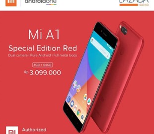 Xiaomi представила красную версию Mi A1