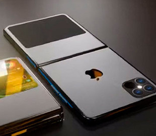 Опубликован концепт смартфона со складным дисплеем Apple iPhone 12 Flip