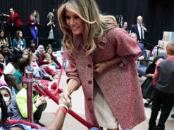 Мелания Трамп стала объектом мемов из-за цвета волос