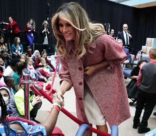 Мелания Трамп стала объектом мемов из-за цвета волос