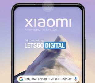 Xiaomi запатентовала смартфон с камерой в узкой экранной рамке
