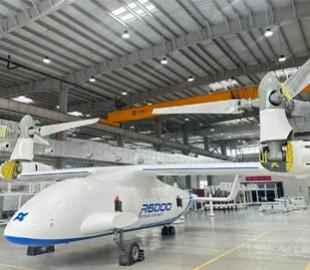 Китай випробував перший безпілотний конвертоплан Lanying R6000