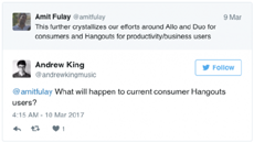 Разработчик из Google считает, что пользователям Hangouts не о чем беспокоиться