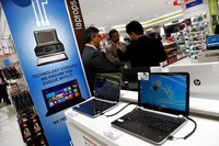 Впервые за 3 года выросли продажи HP