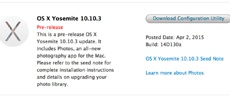 Apple выпустила седьмую бета-версию OS X Yosemite 10.10.3