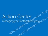 Подробности Action Center в Windows Phone