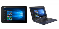 ASUS обновляет линейку гибридных ноутбуков на Windows 10