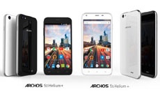 Archos анонсировала  LTE-смартфоны 50 Helium Plus и 55 Helium Plus