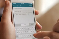 Клавиатура SwiftKey заработала на iPhone