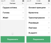 Українці випустили безкоштовний iOS-додаток з надання першої допомоги