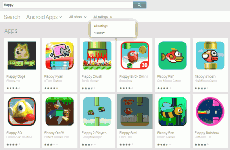 В Google Play теперь можно "отсеять" приложения с низким рейтингом