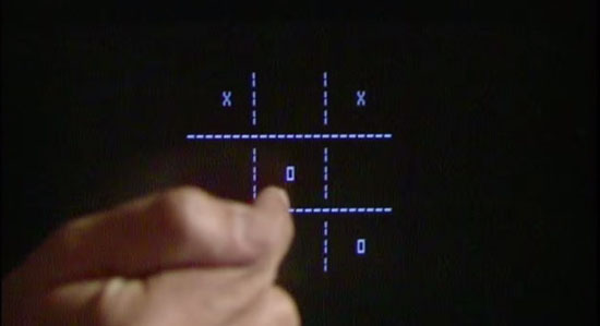 Сенсорный экран в 1982 году. ВИДЕО
