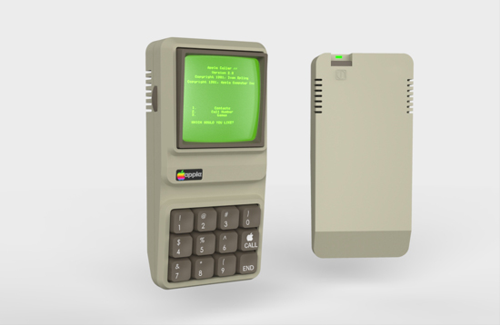 Как бы выглядел первый iPhone, если бы его выпустили 30 лет назад 