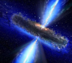 Телескоп сфотографував радіоактивну чорну діру, що вивергається