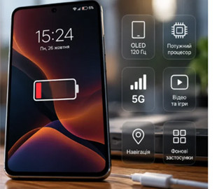 Чому сучасні смартфони швидко розряджаються навіть із великими батареями