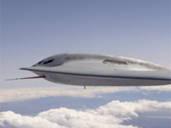 ВПС США представили ядерний бомбардувальник B-21 Raider під час льотних випробувань (відео)