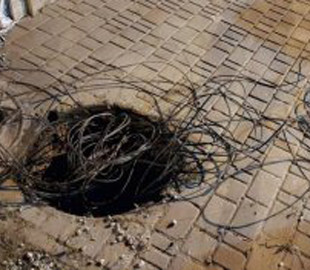 В Запорожье задержали воров кабелей