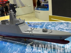 Розробники з Південної Кореї представили новітній бойовий фрегат Ocean-40 °F