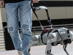 Замість собаки. У США створили робота-поводиря, який спілкується з людиною